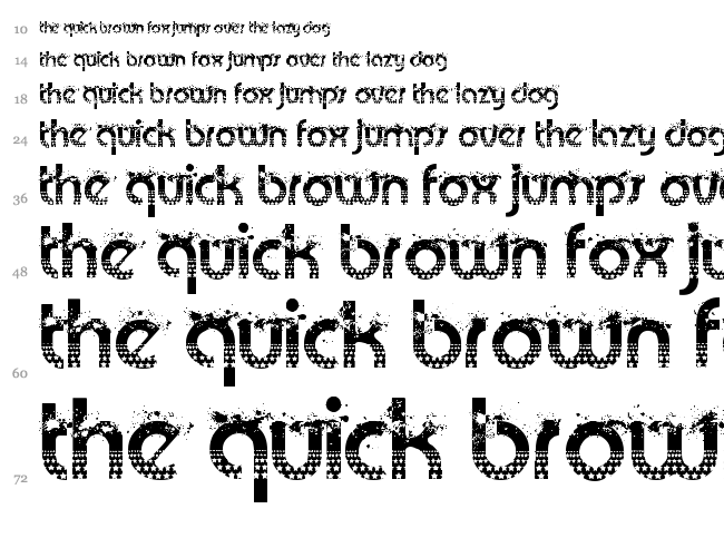 Patriot Anthem font waterfall